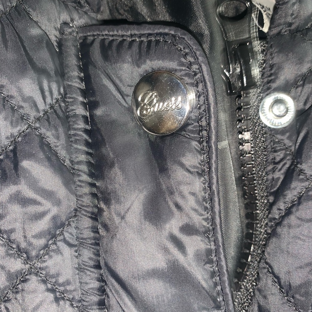 Black Guess Jacket, slim fit, light jacket - Picture 3 of 3